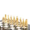 Шахматы подарочные "Спарта" из мрамора бронзы 40х40 см фото 5 — 