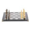 Шахматы подарочные "Спарта" из мрамора бронзы 40х40 см фото 3 — 