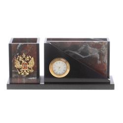 Письменный мини-набор &quot;Кремлевский&quot; камень яшма — 