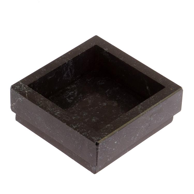 Подставка для скрепок из черного змеевика фото 1 — 