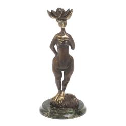 Статуэтка из бронзы и змеевика &quot;Банщица&quot; — 