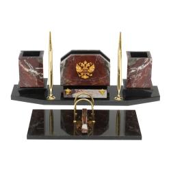 Настольный набор &quot;Герб России&quot; из креноида — 