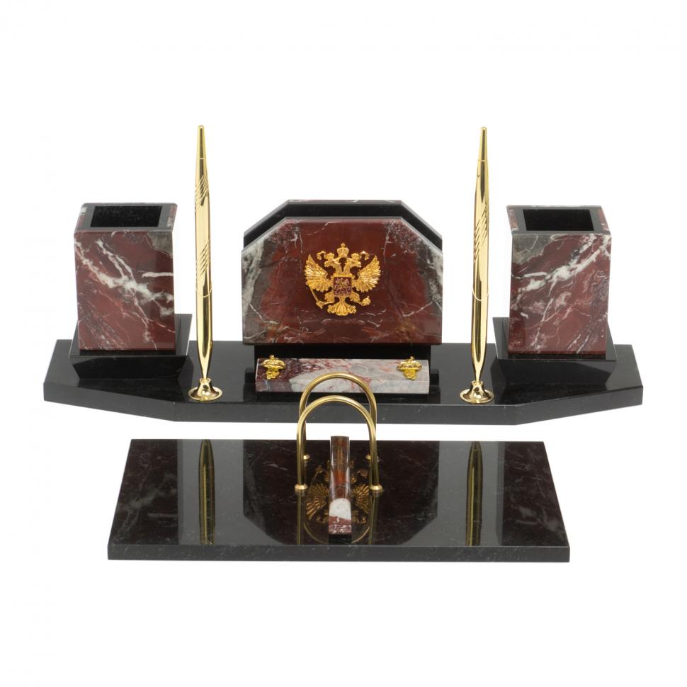 Настольный набор "Герб России" из креноида фото 1 — 