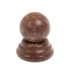 Шар 4 см на подставке из лемезита 5х5 см — 