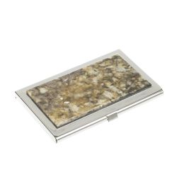 Карманная визитница из камня жельбертит — 