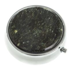 Таблетница на 3 отсека камень мусковит цвет серебро — 