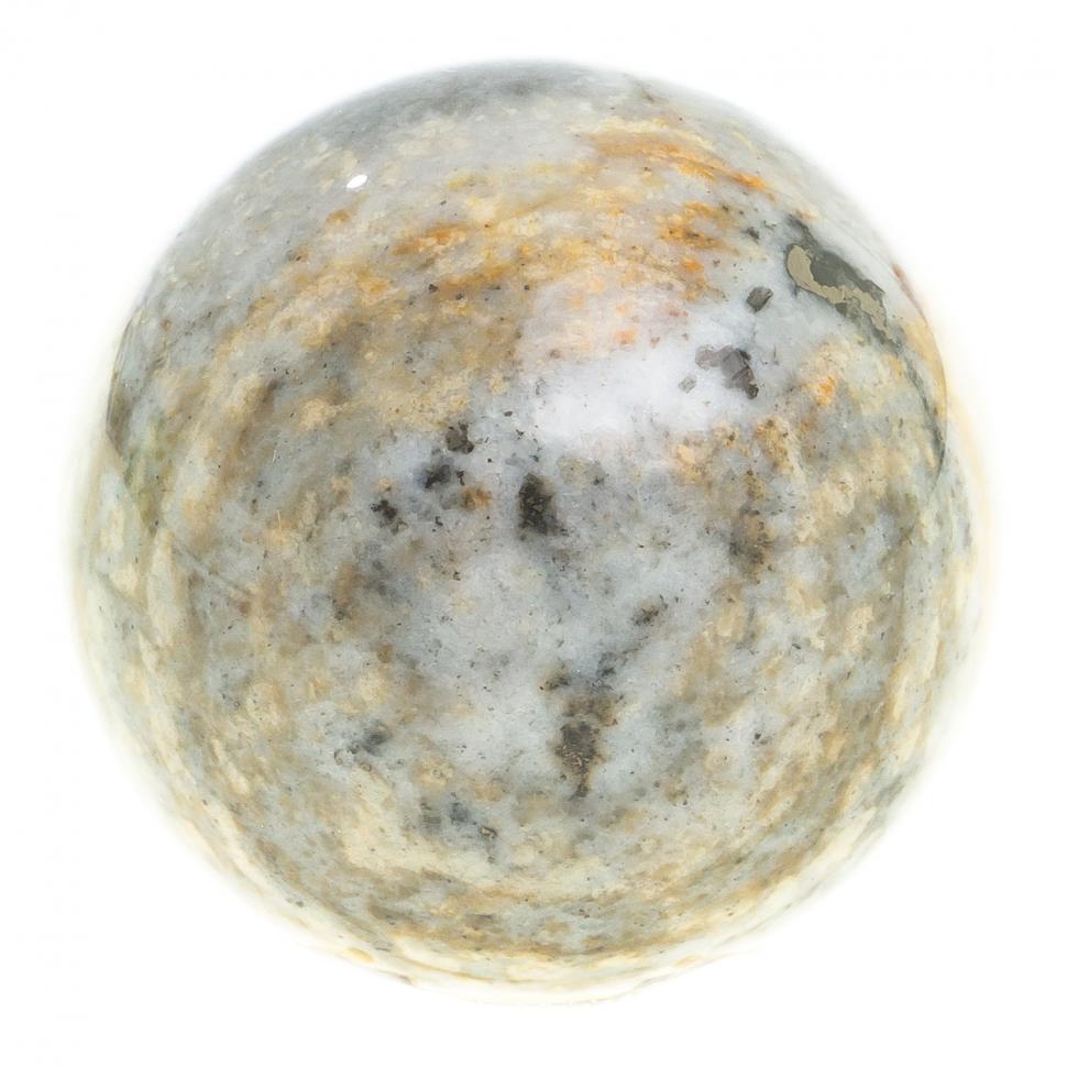 Шар из камня офиокальцит 7 см фото 1 — 