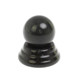 Шар 4 см на подставке из черного змеевика 5х5 см — 