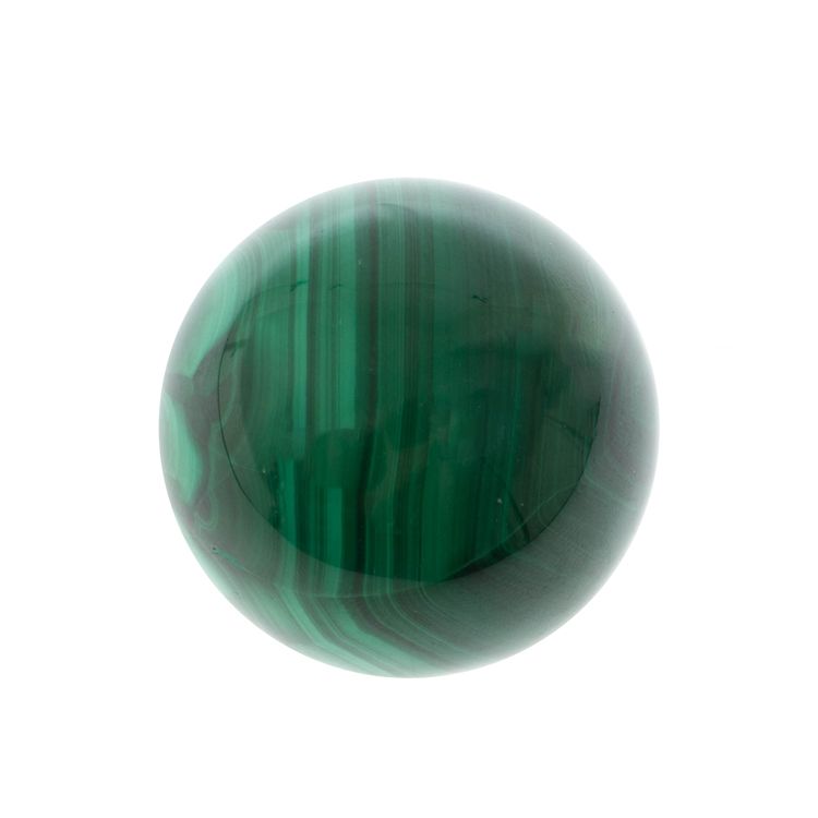 Шар из камня малахит 4,1 см фото 1 — 