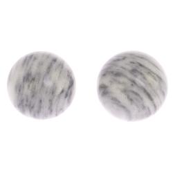 Шары для массажа 4 см из серого мрамора 2 шт — 