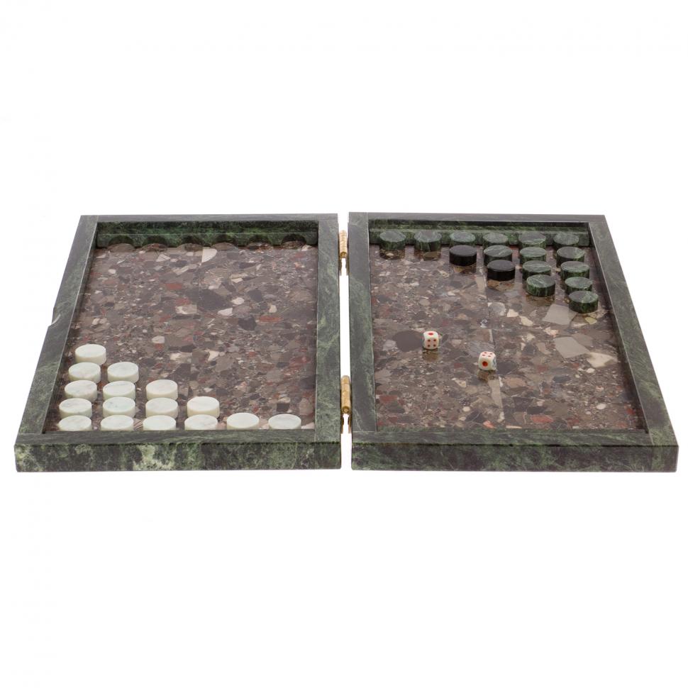 Нарды из камня конгломерат фото 1 — 