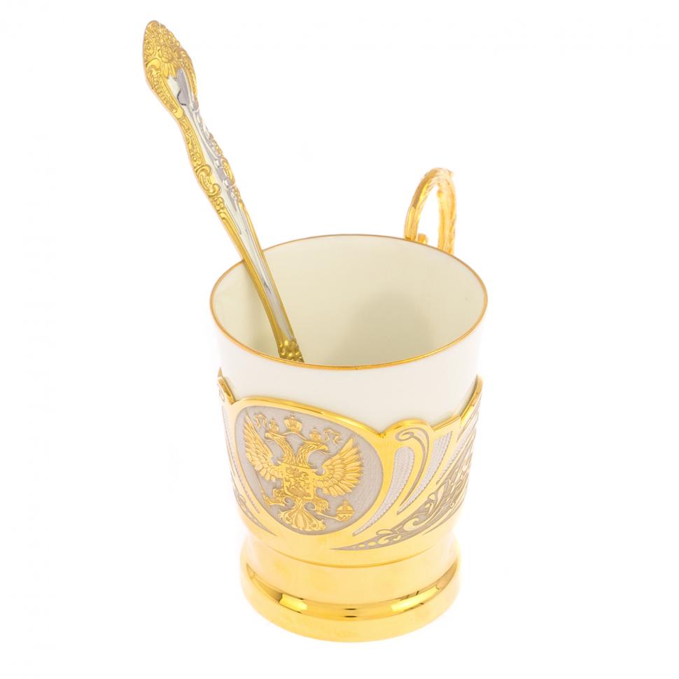 Кофейная чашка "Герб РФ" 80 мл Златоуст фото 1 — 