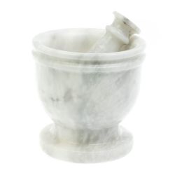 Ступка из мрамора 12,5х12,5х16 см (5) — 
