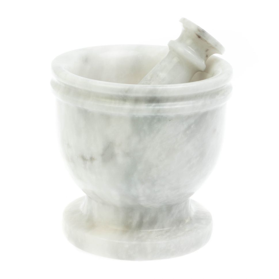 Ступка из мрамора 12,5х12,5х16 см (5) фото 1 — 