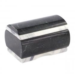 Шкатулка змеевик мрамор 10х6х5,5 см — 