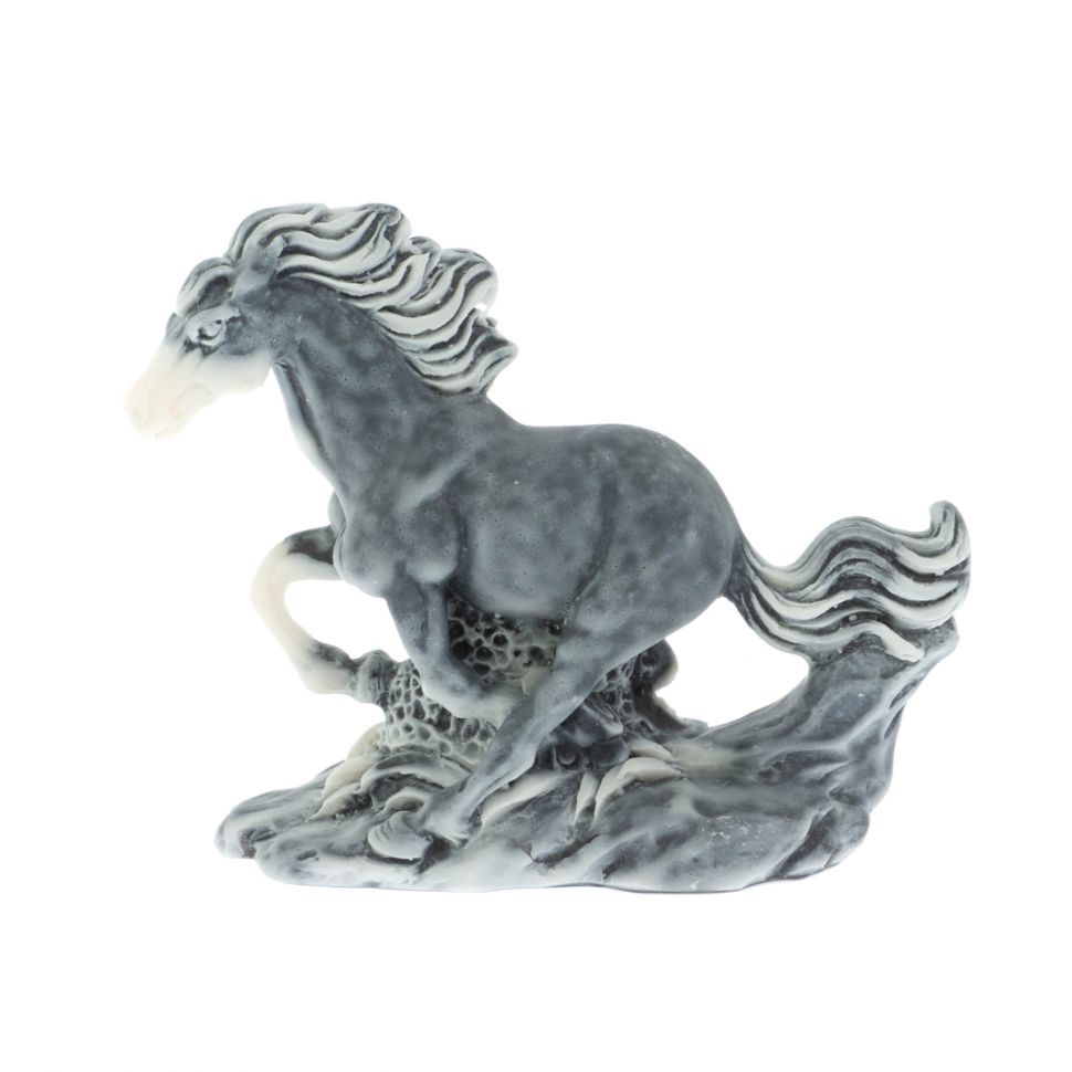 Сувенир "Лошадка скачет" из мраморной крошки фото 1 — 