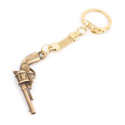 Брелок &quot;Револьвер&quot; бронза — 