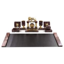 Настольный набор на стол &quot;Руководитель&quot; с бюваром бронза креноид — 