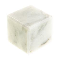 Кубик камень белый мрамор 22 мм — 