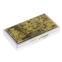 Таблетница на 7 отделений камень змеевик — 