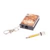 Брелок огниво "Вечная спичка" с накладкой из камня авантюрин 2,8х1,3х5 см фото 1 — 