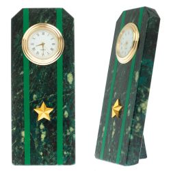 Часы-погон &quot;Майор прокуратуры РФ&quot; камень змеевик — 