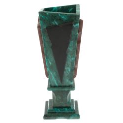 Подарочная ваза из змеевика  &quot;Силуэт&quot; 10х10х29 см — 