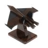 Сувенир "Самолет СУ - 30" из коричневого обсидиана фото 2 — 