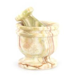 Ступка с пестиком камень оникс 6,2х8 см (2,5) — 