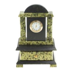 Часы со шкатулкой из натурального змеевика — 