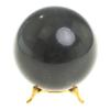 Шар из черного мрамора 9 см фото 3 — 