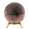 Шар из родонита 7,5 см фото 2 — 