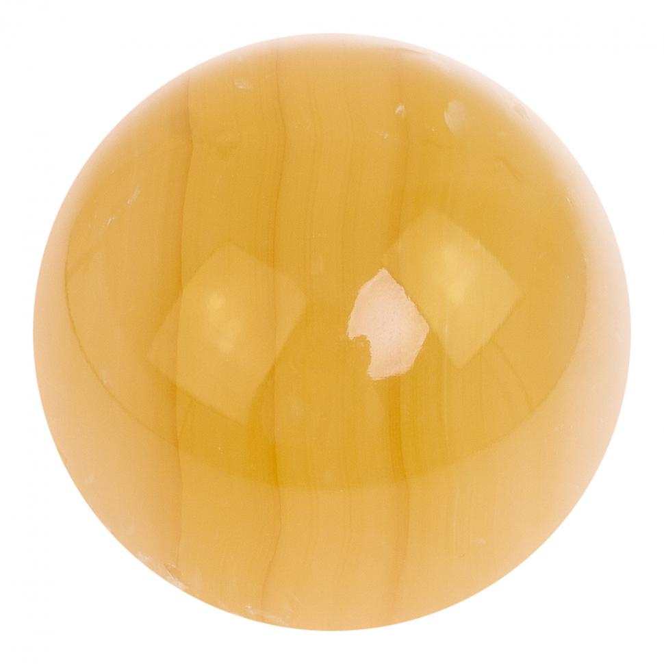 Шар из медового оникса 6 см (2,5) фото 1 — 