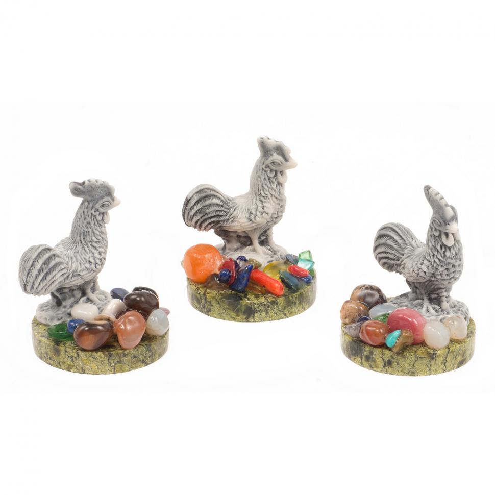 Сувенир "Петушок" из мрамолита фото 1 — 