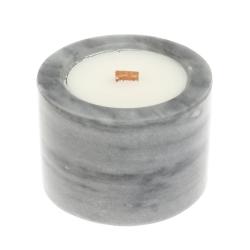 Свеча ароматическая из серого мрамора &quot;Молекула эксцентрик&quot; — 