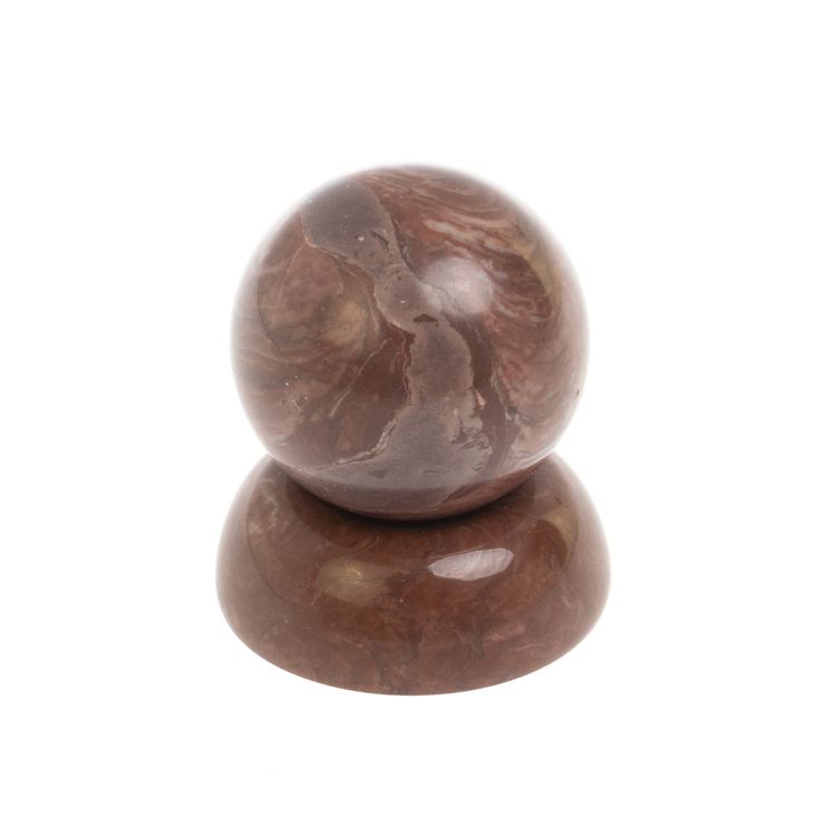 Шар 4,5 см из камня лемезит 5х5 см фото 1 — 