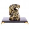 Фигурка "Тигр на скале" на подставке из камня фото 1 — 