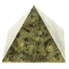 Пирамида 5,5х5,5х5 см камень змеевик фото 1 — 