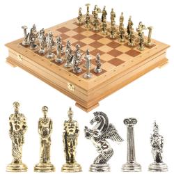 Шахматный ларец &quot;Восточные&quot; доска бук 43,5х43,5 см — 