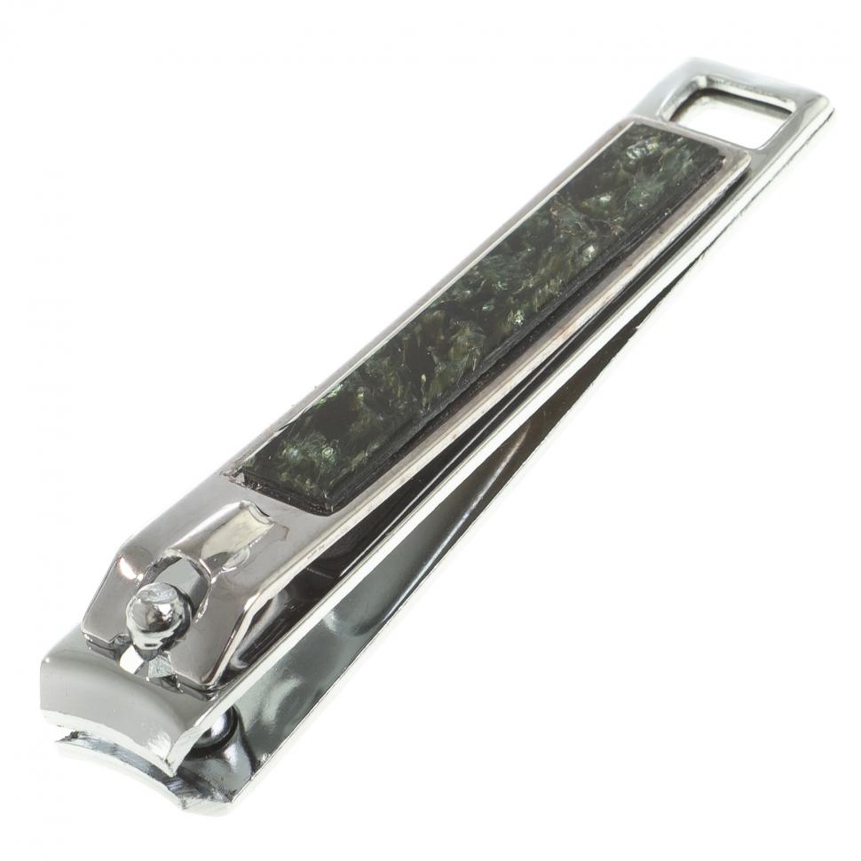 Кусачки для ногтей с камнем мусковит фото 1 — 