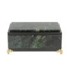 Ларец из нефрита на бронзовых ножках 17,5х9х10 см фото 2 — 