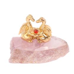 Сувенир &quot;Пара драконов&quot; из камня флюорит — 