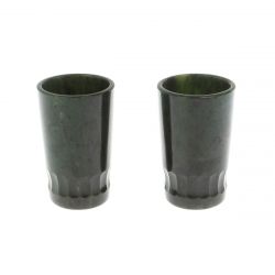 Набор стопок из нефрита &quot;Грани&quot; для текилы 4,5х4,5х7,5 см — 