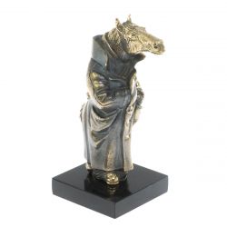 Статуэтка &quot;Конь в пальто&quot; камень долерит — 