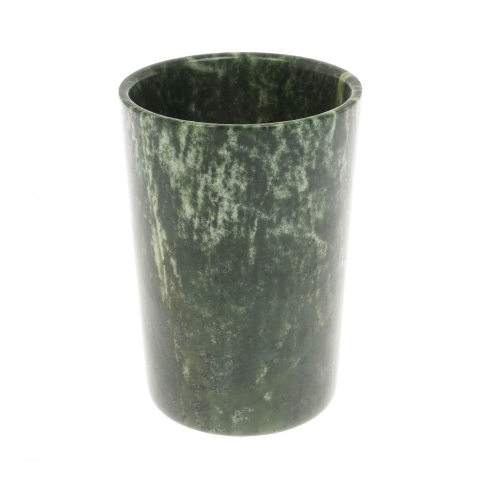Стакан из нефрита 7х7х10 см фото 1 — 