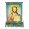 Икона "Спаситель" змеевик 8х4х9,5 см фото 1 — 