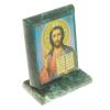 Икона "Спаситель" змеевик 8х4х9,5 см фото 2 — 