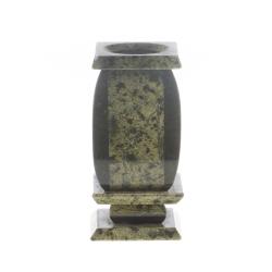 Карандашница из змеевика 6,5х6,5х13 см — 