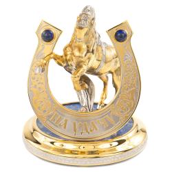 Сувенир &quot;Подкова на удачу&quot; лазурит — 