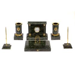 Настольный набор &quot;Цезарь&quot; камень змеевик — 